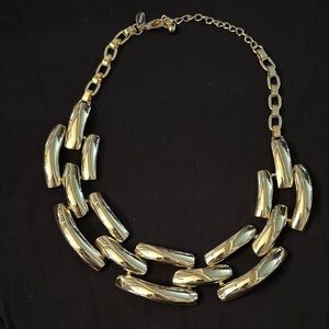 Chico's Gold Statement Necklace